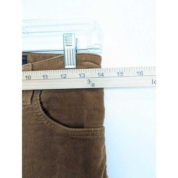 AG Adriano Goldschmied Pants Womens 26 Tan Corduroy Rhett Straight Leg Casual - Picture 12 of 14